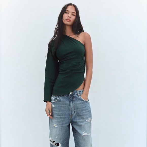 NEW ZARA asymmetrical top - Picture 6 of 11